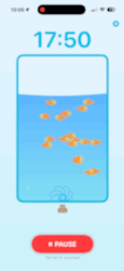 Animated Fish Tank Timer iOS app screenshot